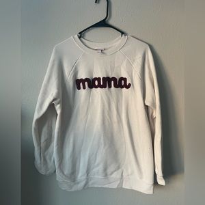 MAMA pullover size large, fits like medium